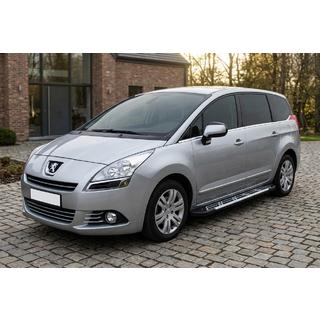 Боковые Подножки Sunrise (2 шт., Алюминий) Peugeot 5008 2009-2016 гг. фото 1