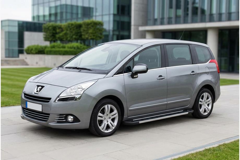 Peugeot 5008 2009-2016 гг. Боковые пороги RedLine V1 (2 шт., алюминий) Image