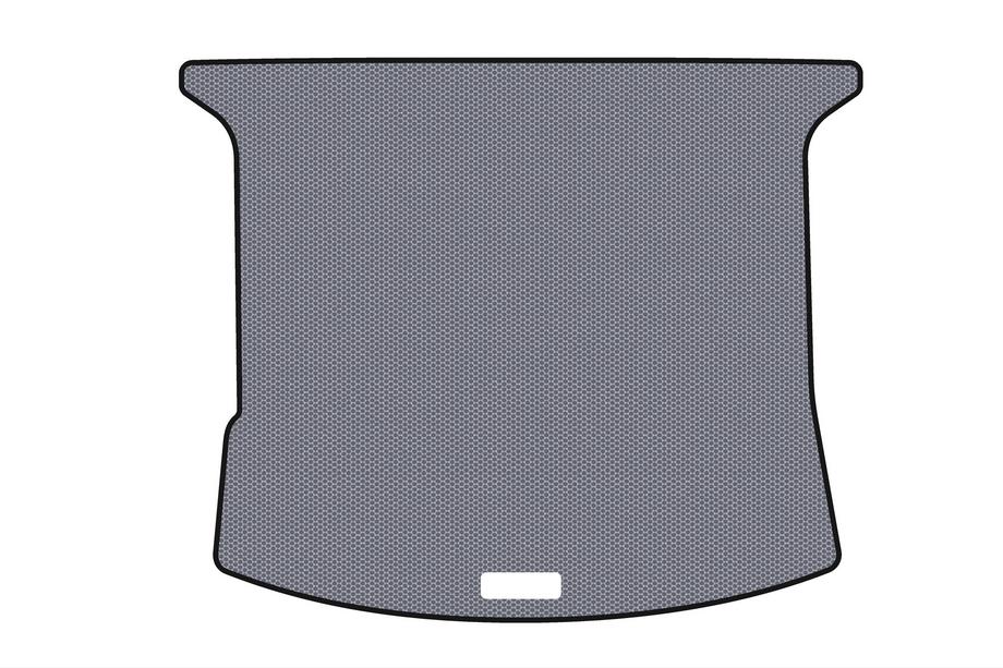 Mazda 5 2005-2009 гг. Резиновый коврик в багажник Carsuit (2 ряда, 7-местный, серый) Image