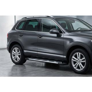 Боковые Подножки Sunrise (2 шт., Алюминий) Porsche Cayenne 2003–2010 гг. фото 1