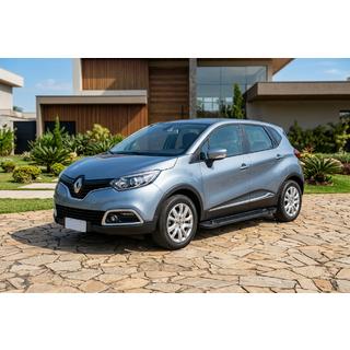 Боковые Подножки RedLine Black (2 шт., Алюминий) Renault Captur 2013-2019 гг. фото 1
