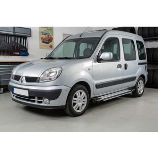 Боковые Подножки Rainbow (2 шт., Алюминий) Renault Kangoo 1998-2008 гг. фото 1