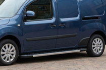 Renault Kangoo 2008–2020 гг. Боковые пороги RedLine V1 (2 шт., алюминий) фото 1
