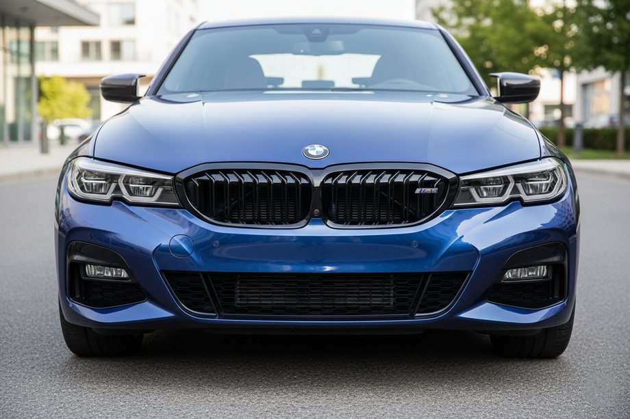 BMW 3 серия G20/G21 2018- гг. Решетки M-Look V1 (2018-2022, Черный Глянец) Без места под камеру Фото 1