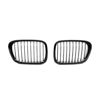 Ноздри 1-Bar (2000-2003, чёрный глянец) BMW 5 серия E39 1996-2003 гг. фото 2