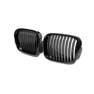 Ноздри 1-Bar (2000-2003, чёрный глянец) BMW 5 серия E39 1996-2003 гг. фото 3