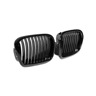 Ноздри 1-Bar (2000-2003, чёрный глянец) BMW 5 серия E39 1996-2003 гг. фото 4