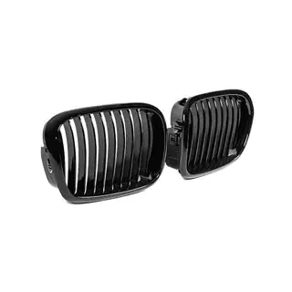 Ноздри 1-Bar (2000-2003, чёрный глянец) BMW 5 серия E39 1996-2003 гг. фото 4