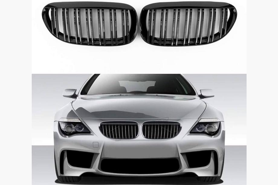 BMW 6 серия E63/E64 2003-2010 гг. Ноздри M-Look (Черный Глянец) Image