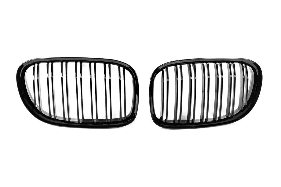 BMW 7 серия F01/F02 2008-2015 гг. Ноздри M-Look (Черный Глянец) Фото 2