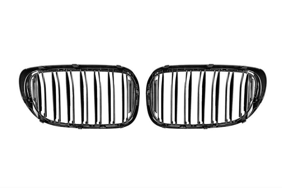 BMW 7 серия G11/G12 2015-2022 гг. Решетки M-Look (2016-2019, Черный Глянец) Фото 5