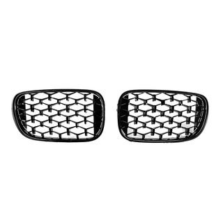 Ноздри Diamond Black (2016-2019, Черный Глянец) BMW 7 серия G11/G12 2015-2022 гг. фото 2