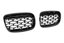 BMW X6 E71 2008–2014 гг. Ноздри Diamond Black (Черный Глянец) фото 4