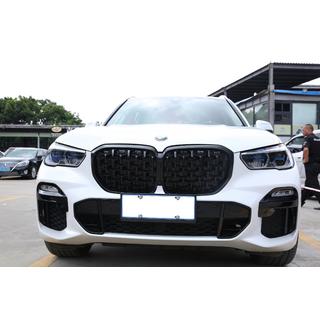 Ноздри Diamond Black (2018-2022, Черный Глянец) BMW X5 G05 2019–2026 гг. фото 1