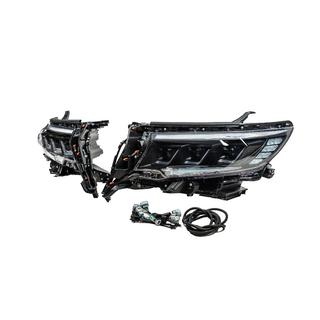 Передние фары Lexus-Design-3-LED V2 (2017+, комплект 2 шт.) Toyota Land Cruiser Prado 150 2009-2023 гг. фото 2