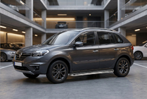Renault Koleos 2008-2016 гг. Боковые Подножки Maydos V1 (2 шт., Алюминий и Нержавейка) фото 1