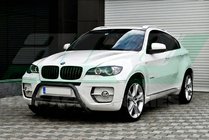 BMW X6 E71 2008–2014 гг. Кенгурятник WT003 Black (нерж) фото 2