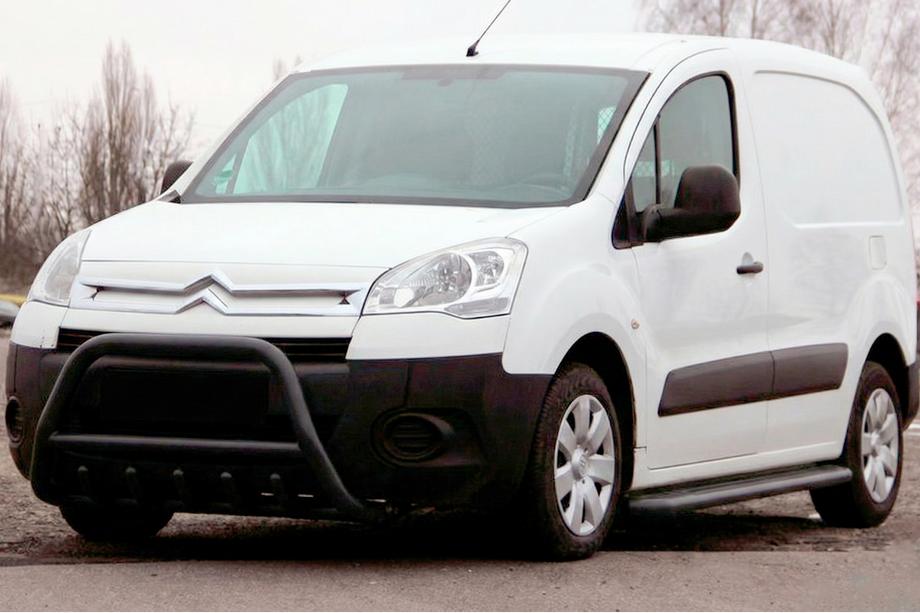 Citroen Berlingo 2008-2018 гг. Кенгурятник WT003 Black (нерж) Image