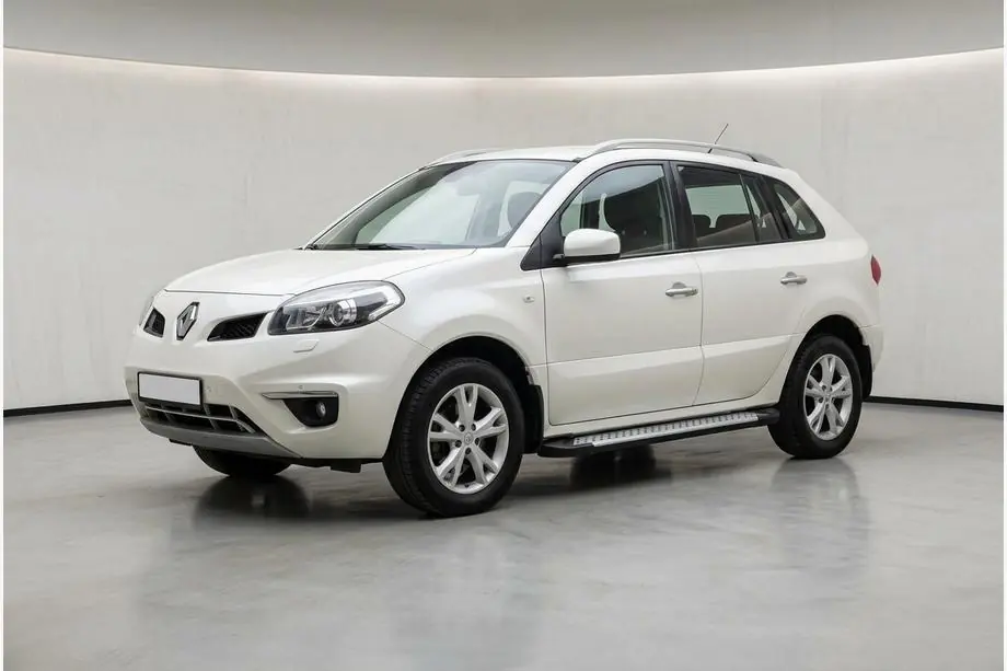Renault Koleos 2008-2016 гг. Боковые пороги Allmond Grey (2 шт., алюминий) Фото 1