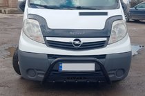Opel Vivaro 2001–2015 гг. Кенгурятник WT004 Black (нерж.) фото 6