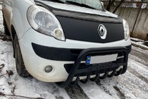 Renault Kangoo 2008–2020 гг. Кенгурятник WT004 Black (нерж) фото 3