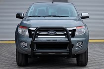Ford Ranger 2011–2022 гг. Передняя защита WT018 Black (нерж.) фото 2