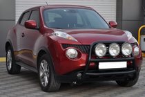 Nissan Juke 2010-2019 гг. Кенгурятник WT018 Black (нерж) фото 3