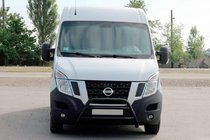 Nissan NV400 2010-2024 гг. Кенгурятник WT018 Black (нерж.) фото 1