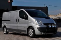 Opel Vivaro 2001–2015 гг. Кенгурятник WT018 Black (нерж.) фото 3
