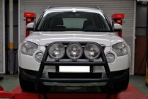 Skoda Yeti 2009-2017 гг. Кенгурятник WT018 Black (нерж.) фото 3