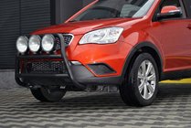 SsangYong Korando 2010-2019 гг. Кенгурятник WT018 Black (нерж.) фото 4