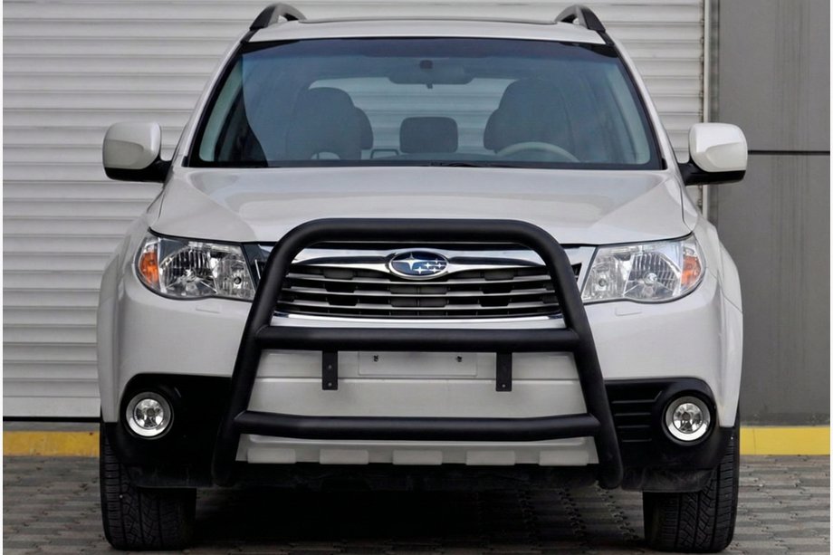 Subaru Forester 2008-2013 гг. Кенгурятник WT018 Black (нерж.) Image