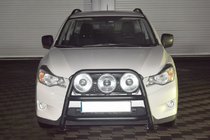 Subaru XV 2011-2017 гг. Кенгурятник WT018 Black (нерж.) фото 1