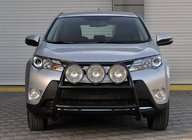 Toyota Rav 4 2013-2018 гг. Кенгурятник WT018 Black (нерж) фото 1