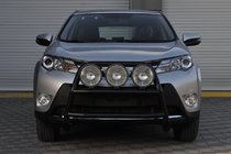 Toyota Rav 4 2013-2018 гг. Кенгурятник WT018 Black (нерж) фото 4