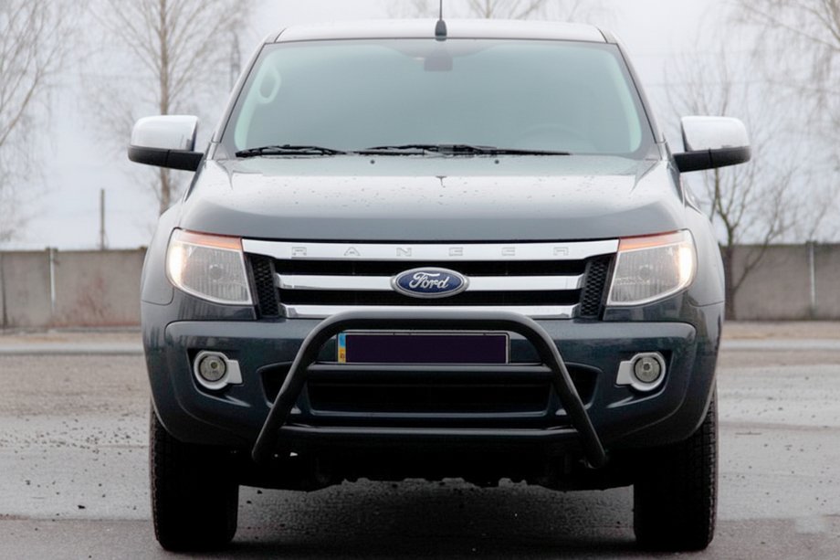 Ford Ranger 2011–2022 гг. Передняя защита WT022 Black (нерж.) Image