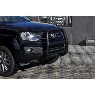 Кенгурятник VL001 Black (нерж) Volkswagen Amarok 2010-2022 гг. фото 4