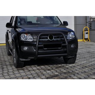 Кенгурятник VL001 Black (нерж) Volkswagen Amarok 2010-2022 гг. фото 3