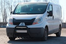 Nissan Primastar 2002-2014 гг. Кенгурятник QT-Spec Black (нерж.) фото 3