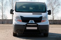 Nissan Primastar 2002-2014 гг. Кенгурятник QT-Spec Black (нерж.) фото 1