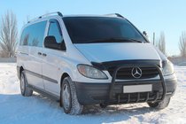 Mercedes Vito W639 2004-2014 гг. Кенгурятник XL-WT025 Black (нерж.) фото 1