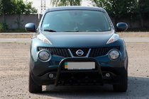 Nissan Juke 2010-2019 гг. Кенгурятник QT012 Black (нерж) фото 1
