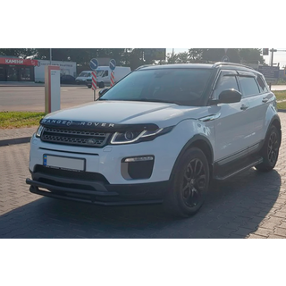 Передняя защита ST014-1 Black (нерж) Range Rover Evoque 2012-2018 гг. фото 2