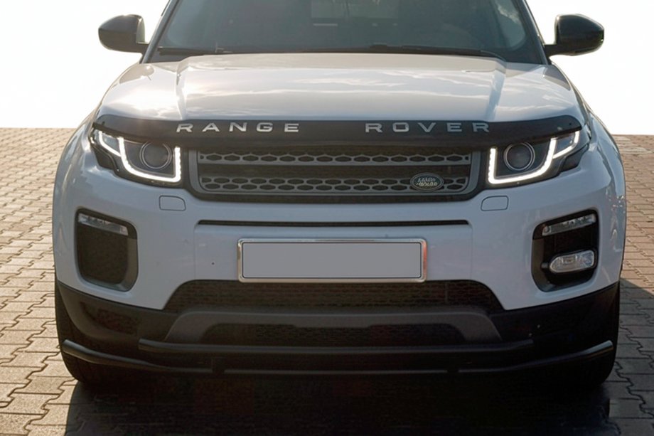 Range Rover Evoque 2012-2018 гг. Передняя защита ST014-1 Black (нерж) Image