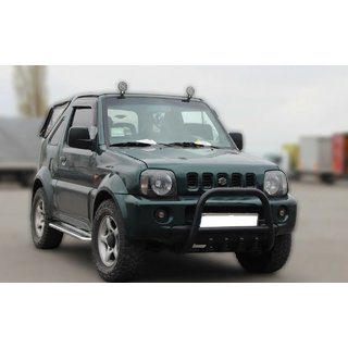 Кенгурятник F2-01 Black (нерж) Suzuki Jimny 1998-2018 гг. фото 2