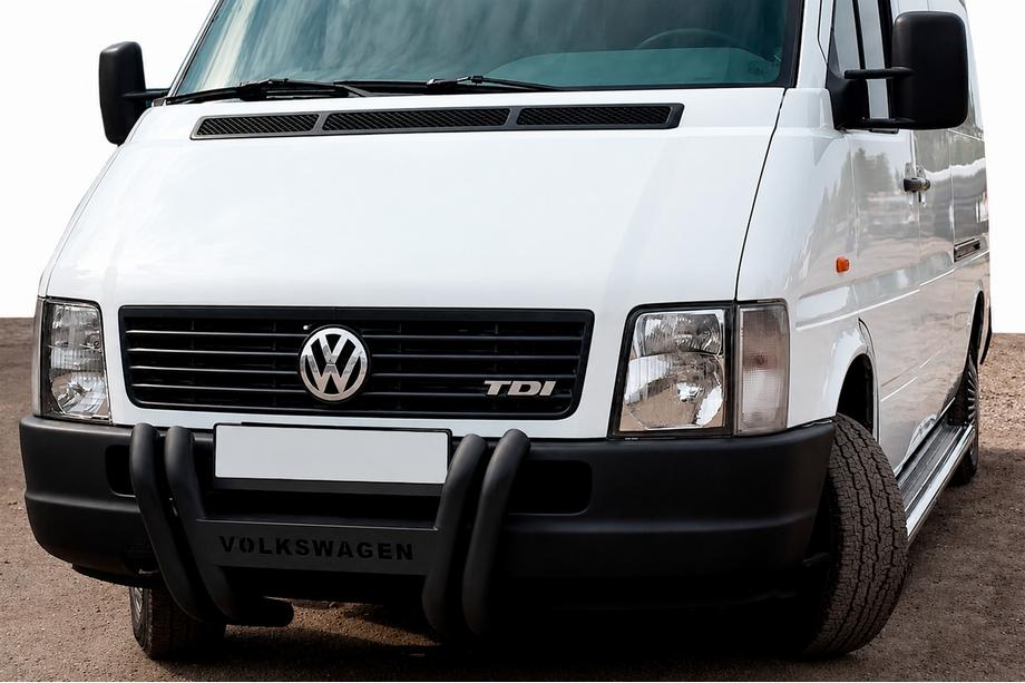 Volkswagen LT 1995-2006 гг. Кенгурятник Kelebek WT011 Black (нерж.) Image