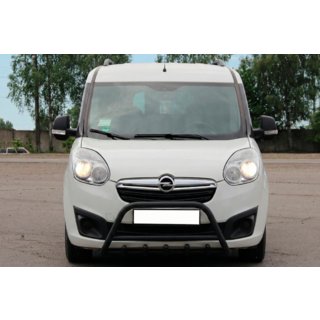 Кенгурятник Black (нерж.) Opel Combo 2012-2018 гг. фото 1