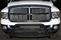 Dodge RAM (DR/DH/D1/DC/DM) 2002–2009 гг. Передняя дуга WT005 Black (нерж.) фото 1