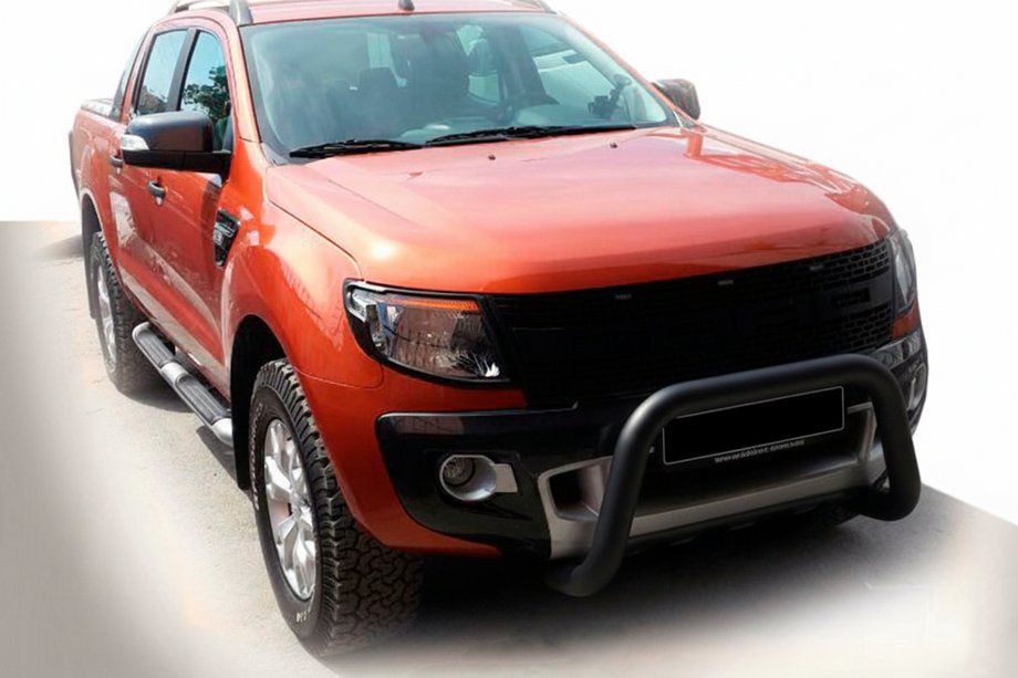 Ford Ranger 2011–2022 гг. Передняя защита WT005 Black (нерж) Image