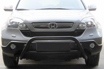 Honda CRV 2007-2011 гг. Кенгурятник WT005 Black (нерж.) фото 1
